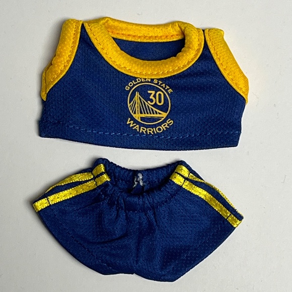 Golden State Warriors #30 Jersey Sneakers 3 Piece Outfit For Labubu Basketball - Picture 2 of 8